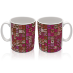 48 Mugs Blancs en céramique + boites