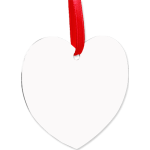 Ornement Coeur à Suspendre 2 faces