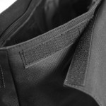 Grand Sac à bandoulière noir sublimable