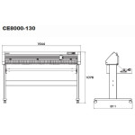 Plotter Graphtec Série FC8000-130 dimension