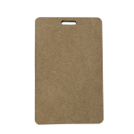 Étiquette bagage Rectangulaire dos MDF