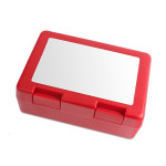 Boîte à goûter sublimable rouge