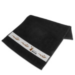 Serviette sublimable noire