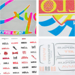 Prêt-à-presser 5 couleurs pleines