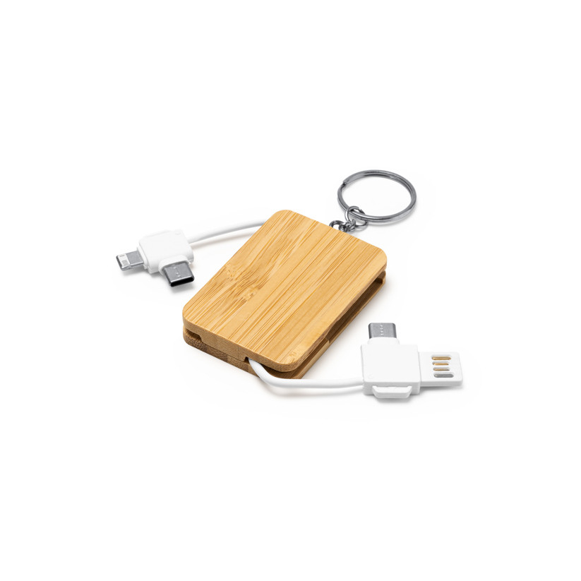 PORTE-CLE AVEC CABLE DE CHARGE GASLY
