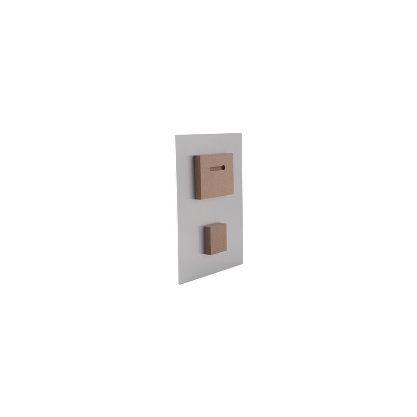Fixation en bois pour plaque ChromaLuxe