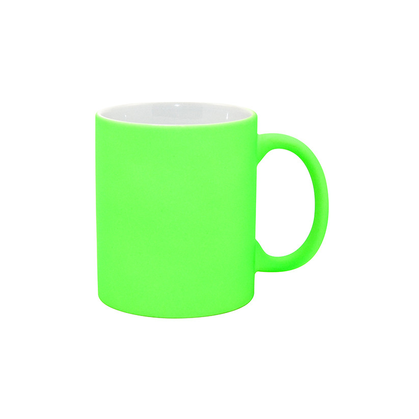 12 Mugs Fluorescents Vert