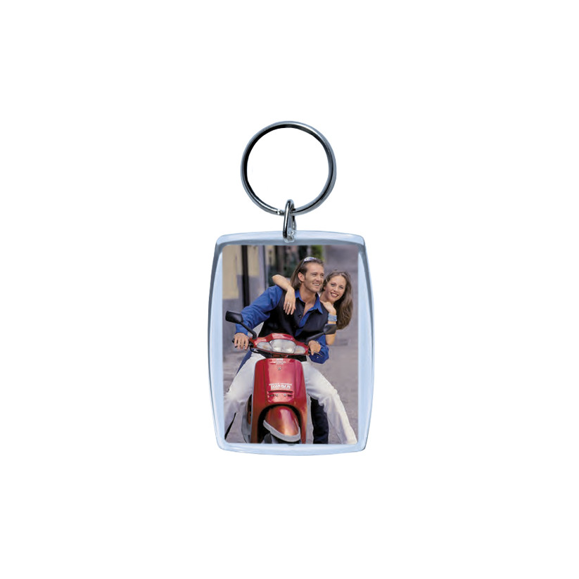 Porte-clés photos rectangle 35 x 50 mm vrac