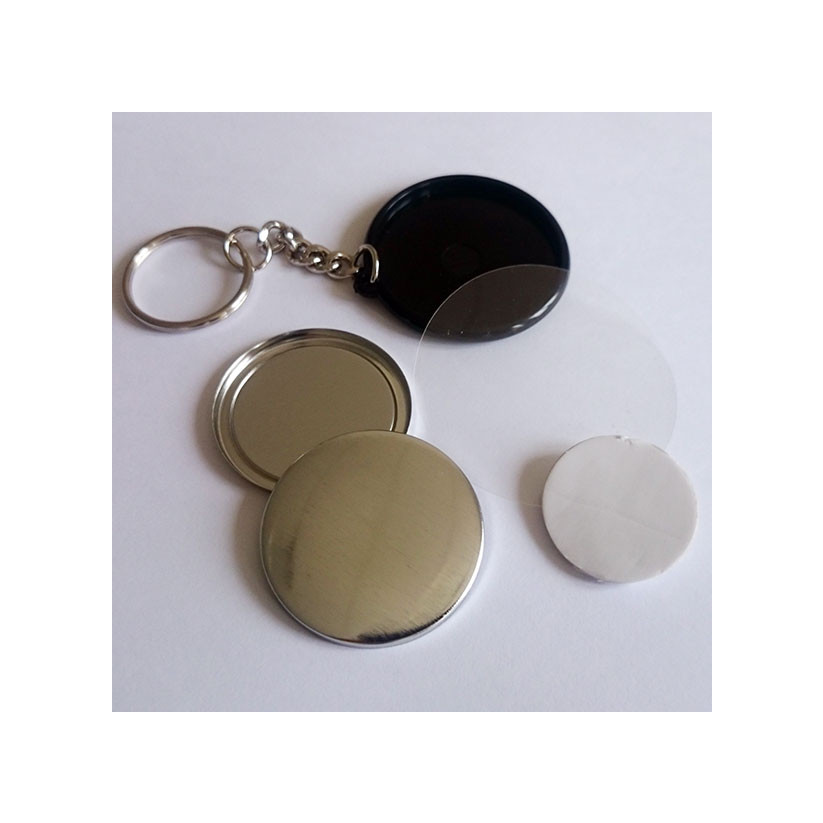 Badges porte-clés une face personnalisable