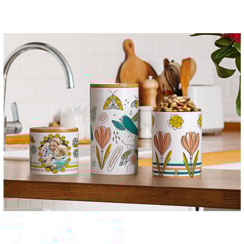 Pot en verre sublimable personnalisé 3 tailles