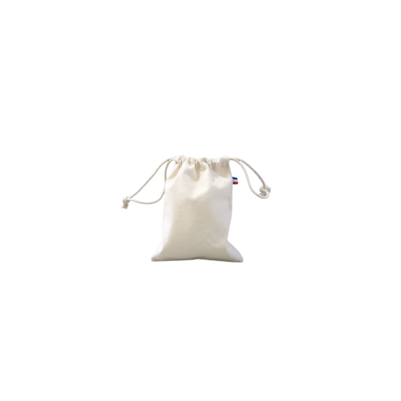 Pochon Deauville en Coton Bio - 10 x 14 cm