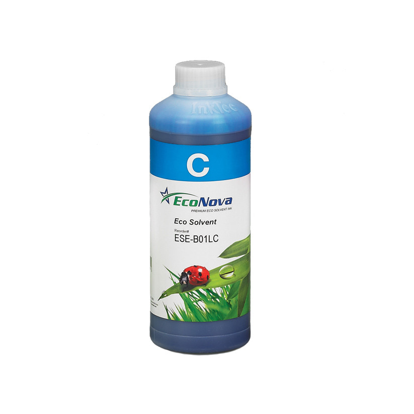 Encre en bouteille Cyan 1L Eco-solvant pour imprimantes Roland