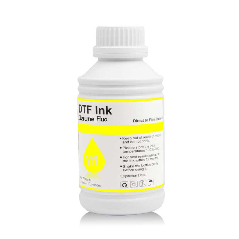 Encre DTF Jaune Fluo