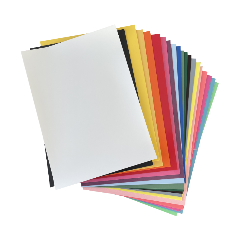 Lot de 20 feuilles Poli-Flock