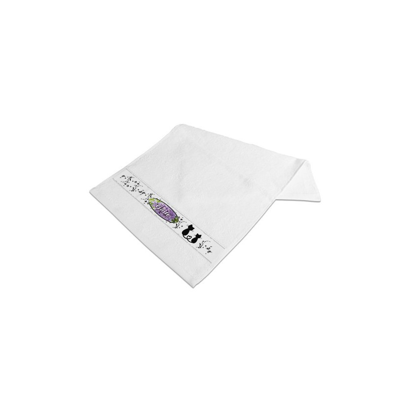 Serviette de bain sublimable blanche