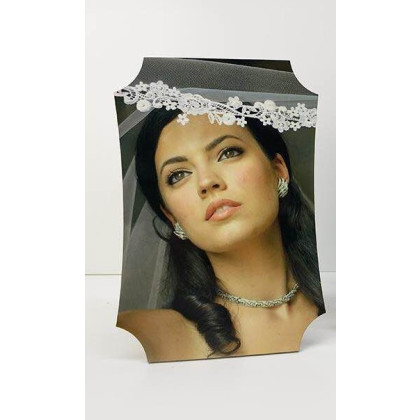 1 Cadre Photo en MDF avec pied détachable 18,4 x 11,9 cm