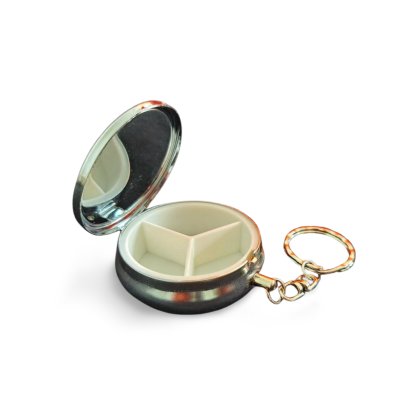 1 Porte-clés Pilulier Rond Sublimable