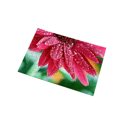 1 puzzle vierges rectangle en bois - 96 pièces