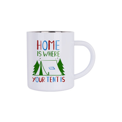 Mug Acier Inoxydable blanc