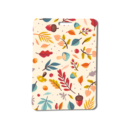 Étiquette Bagage Rectangulaire en Bois