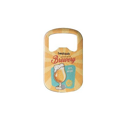 1 Plaque Décapsuleur en Métal 3 x 5 cm 