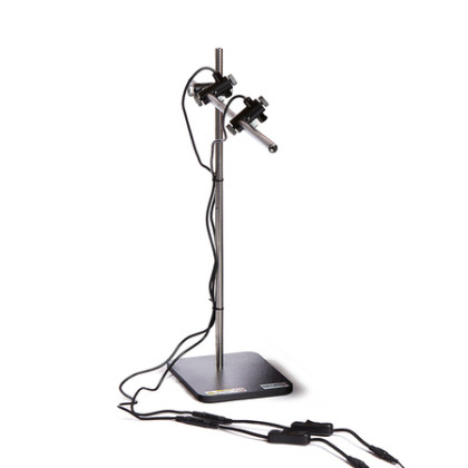 Laser de positionnement modulaire 2 diodes sur table avec 2 barres de 500 mm