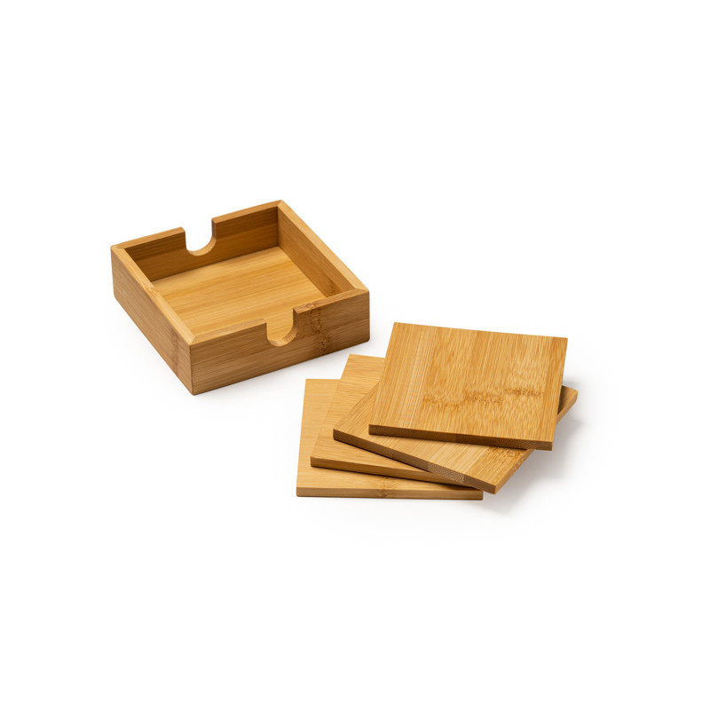 4 SOUS-VERRE EN BAMBOU ALGOR 