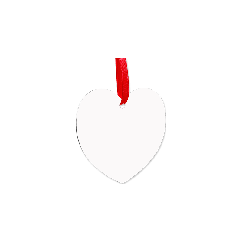 Ornement Coeur à Suspendre 2 faces