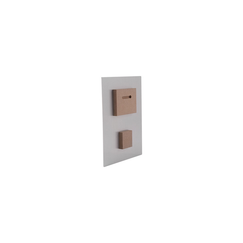 Fixation en bois pour plaque ChromaLuxe