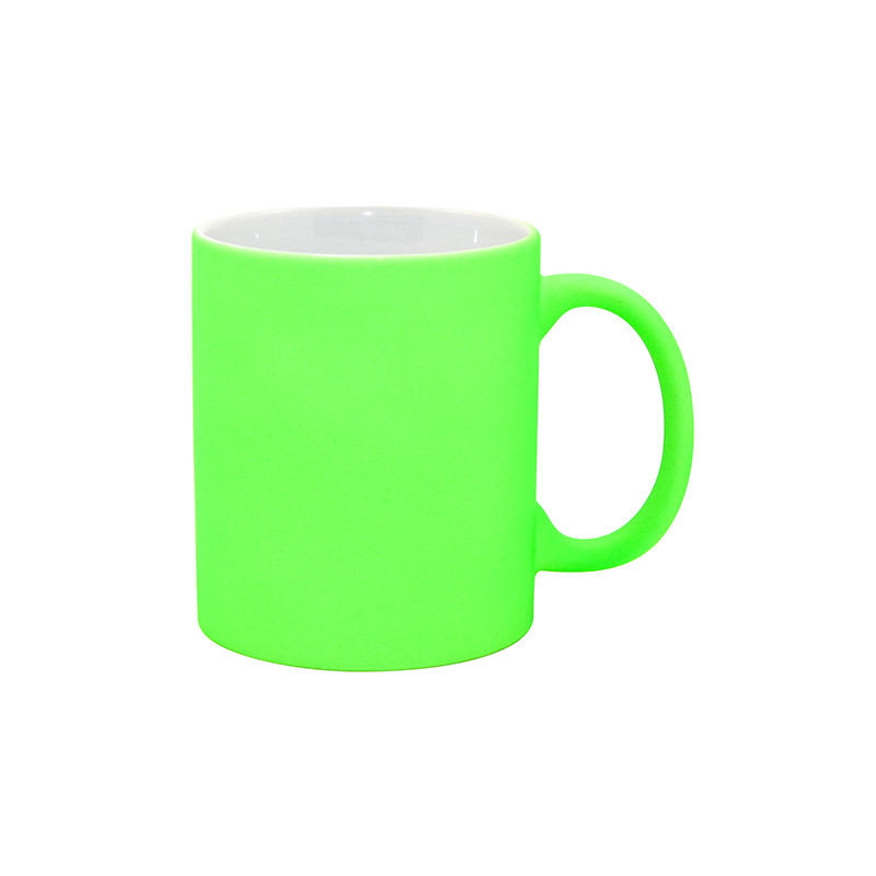 12 Mugs Fluorescents Vert