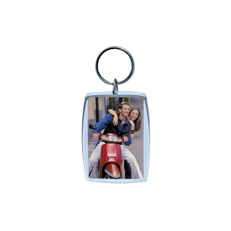Porte-clés photos rectangle 35 x 50 mm vrac