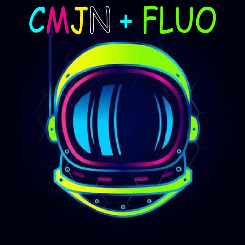 Planche de Transfert DTF Fluo CMJN