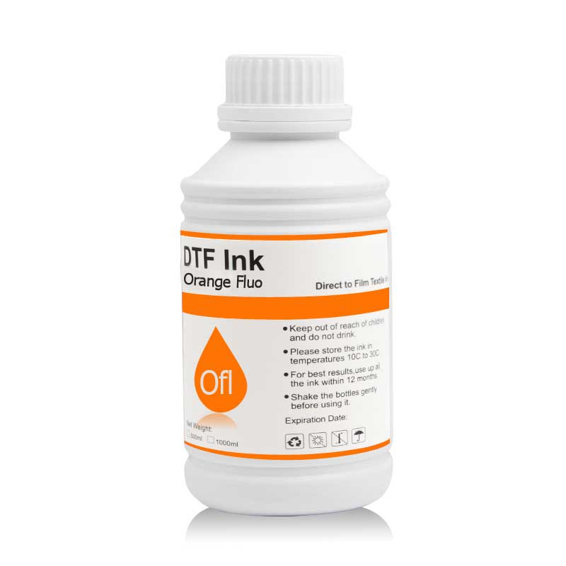 Encre DTF Orange Fluo