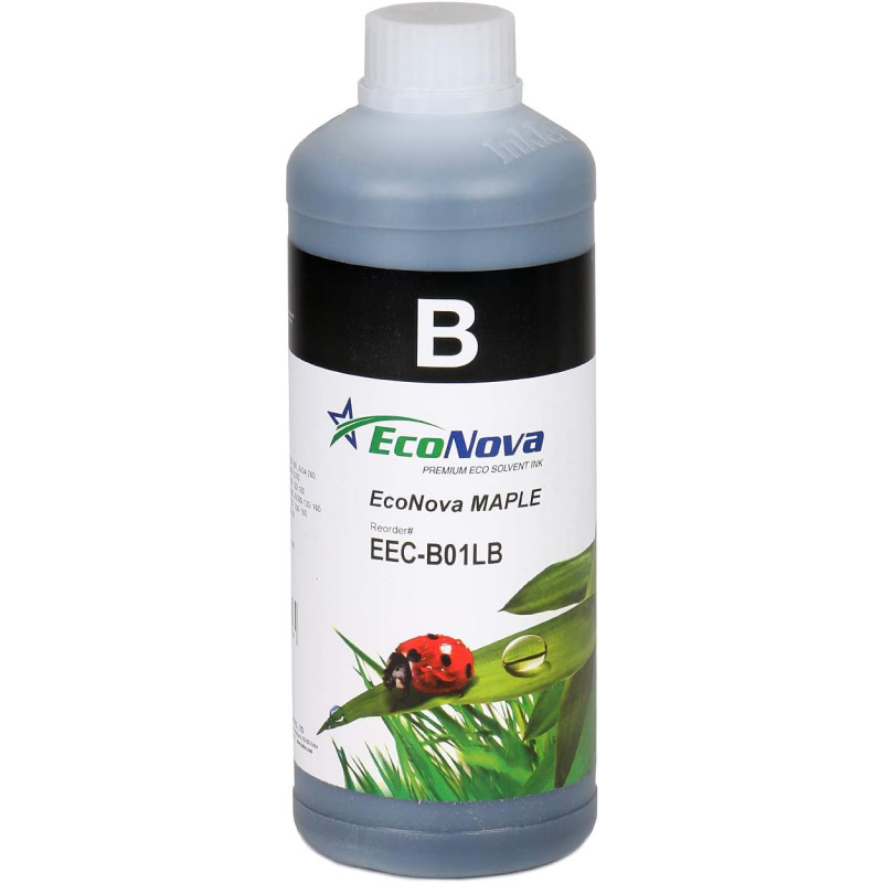 Encre Eco-solvant pour Mimaki SS21 et BS4 (avec têtes DX5/DX7) - Noir 1L