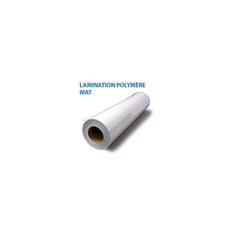 Film lamination Polymère Mat