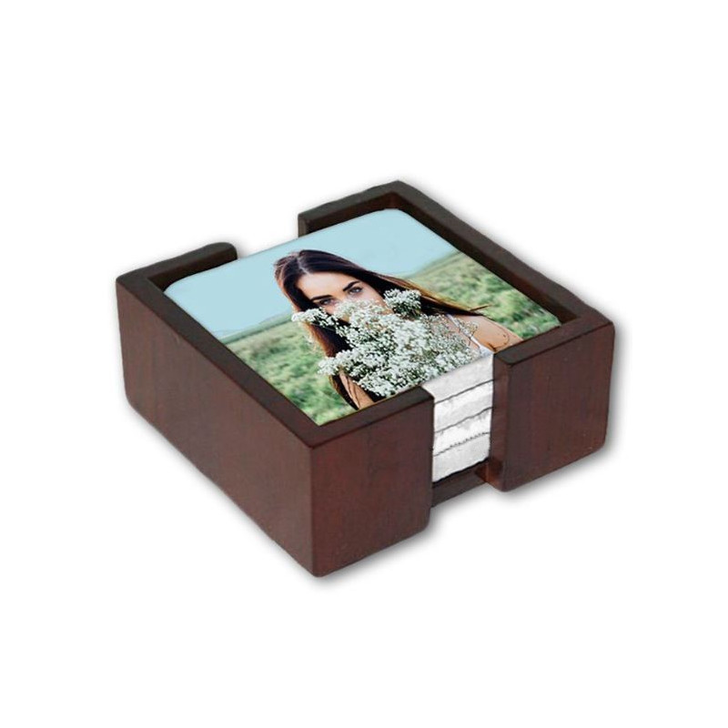 Support pour ranger sous-verre carrés