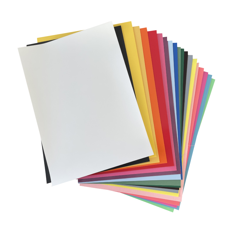 Lot de 20 feuilles Poli-Flock
