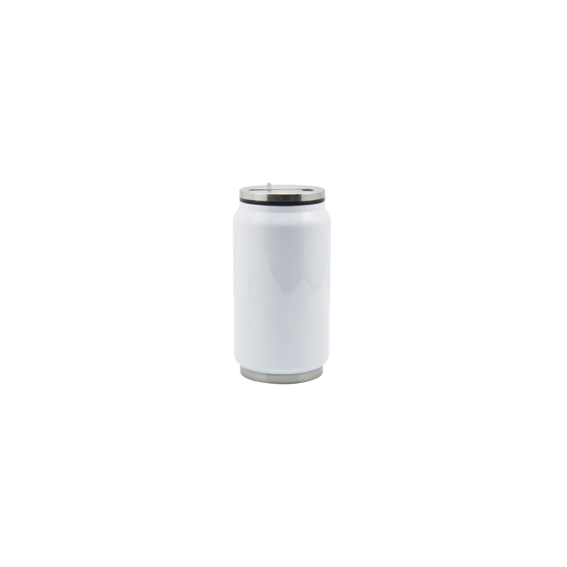 Gourde canette blanche à personnaliser