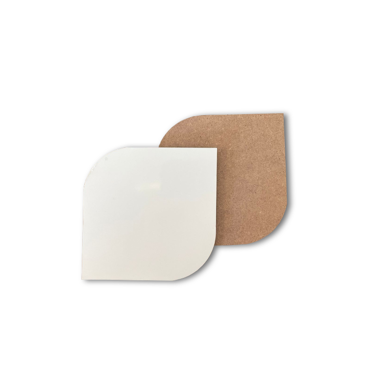 sous-verre feuille en MDF sublimable