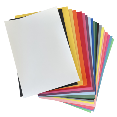 20 Feuilles Effet Velours Poli-Flock - Format A4