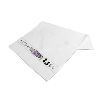 1 serviette de bain sublimable 30 x 50 cm