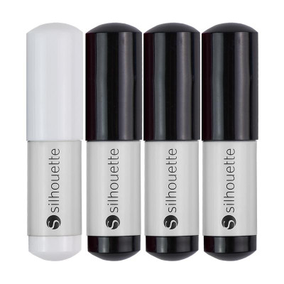 4 Stylos-Billes Noir & Blanc Cameo