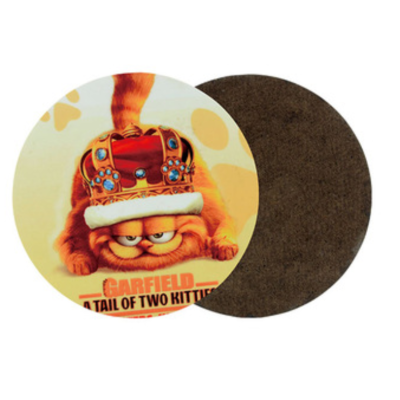 1 sous-verre rond en MDF - QUEST